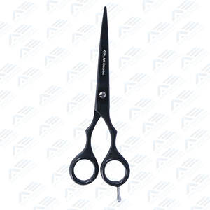 Ciseaux de coiffeur en acier à haute teneur en carbone avec une netteté de conception légère et un revêtement antirouille noir mat pour des coupes de cheveux de précision - Product Image 4