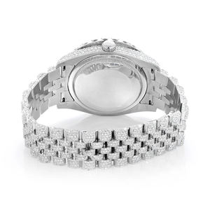 <b>Iced</b> <b>Out</b> Moissanite VVS Diamond Fashion Hip Hop Street Stainless Steel Quartz <b>Watch</b> with 20mm Band and Glass Dial - Product Image 5