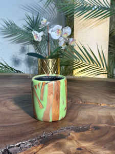 Résine époxy artisanale de qualité supérieure avec brûleur Bukhoor en bois naturel Support de oud arabe élégant pour la maison Hôtel Majlis Ambiance - Product Image 2