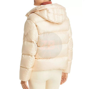 Trendy <b>Women</b> Puffer <b>Jacket</b> <b>Lightweight</b> Warm Winter With Side Pockets Everyday Comfort For Cold Weather - Product Image 3