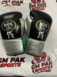 Gants de boxe professionnels unisexes en cuir de vache véritable, fermeture auto-agrippante, poignées intégrales, évacuation de l'humidité, antidérapants - Product Image 4