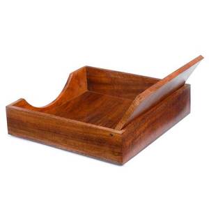 Most Selling Simple Wooden Napkin Holder <b>Tissue</b> Dispenser For Home Hotel <b>Wedding</b> Table Top Use Decorative Wooden Napkin Holder - Product Image 2
