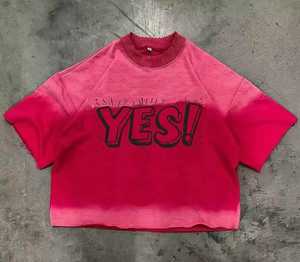 Custom Vintage Acid Wash T Shirt for Men Streetwear Vintage Distressed T Shirt Streetwear <b>Tshirts</b> for Men - Product Image 4