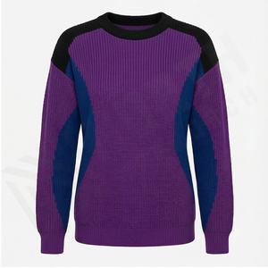 Suéter de Invierno Informal de Punto para Hombre, Cálido, Antiarrugas, de Forro Polar, Servicio Personalizado OEM, Directo de Fábrica, Nuevo Estilo - Product Image 2