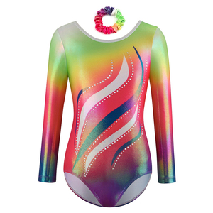 Justaucorps de gymnastique pour femmes, combinaison athlétique flexible, confortable, extensible dans quatre directions, pour la pratique de la danse, la compétition et l'entraînement - Product Image 1