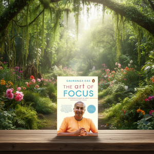 The Art of Focus by Author Gauranga Das <b>Paperback</b> Custom Softcover <b>Book</b> Printing - Product Image 2