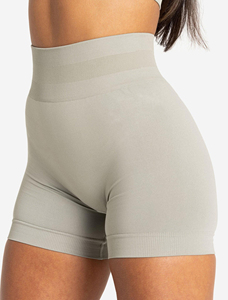 Shorts Deportivos Personalizados para Mujer, Shorts de Yoga y Gimnasio al Por Mayor, Shorts Biker para Mujer, Cintura Elástica Sexy - Product Image 4