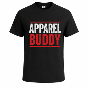 T-shirt décontracté à manches courtes 100 % coton pour homme de la marque AMY, coupe classique, broderie frontale, couleur unie, logo personnalisé, vente en gros - Product Image 1