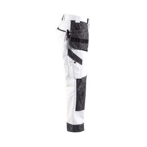 Safety Pants ANSI Class 2 High Visibility Black <b>Knee</b> <b>Patches</b> LED Flash Waterproof Breathable Polyester Tool Pockets Logo CE - Product Image 3