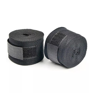 Bandages de boxe élastiques semi-extensibles pour hommes, bandages de Muay Thai, sangles de poignet avec équipement de boxe pour hommes. - Product Image 1