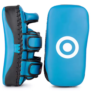 Most Popular Private Label MMA Thai Pads Leather <b>Waterproof</b> Breathable Comfortable Hand Grips Kick Shield Strike Shield Custom - Product Image 1