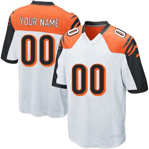 Maillot de football américain personnalisable haut de gamme, respirant, avec logo d'équipe sublimé, nom et numéro du joueur, taille courte d'été, OEM ODM - Product Image 5