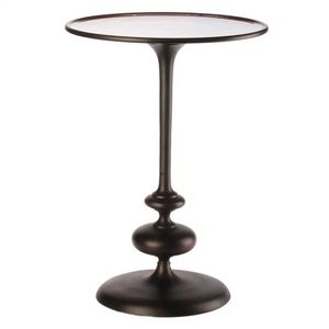 Modern Metal End <b>Table</b> Round Top Side <b>Table</b> Designer Pedestal Base Coffee <b>Table</b> for Living Room Hotel Cafe Use - Product Image 1
