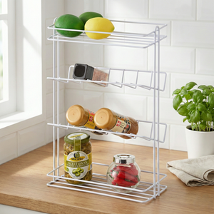 Estante de Alambre Metálico Moderno para Cocina, Tipo Vertical, para Almacenamiento de Especias, Fácil Instalación, de Fabricante de Muebles para el Hogar de Taiwán - Product Image 3