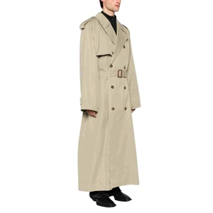 Gabardina de Hombre con Logotipo Personalizado, de Alta Calidad, Estilo Clásico Largo y Lujoso, Doble Botonadura, 100% Poliéster - Product Image 4