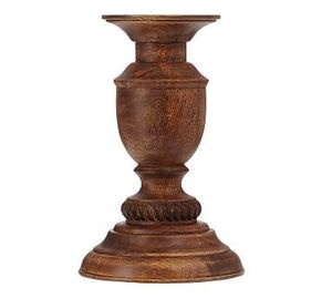 Portavelas de madera ornamental, elegante centro de mesa diseñado para bodas, restaurantes, hoteles y decoración del hogar. - Product Image 1
