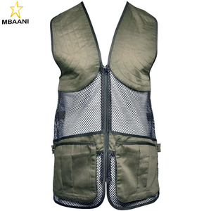 Gilet de tir unisexe entièrement en mesh - Gilet de compétition respirant et léger avec poches pour cartouches et coupe confortable - Product Image 4