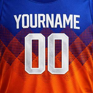 Conjunto de Uniforme de Baloncesto Personalizado, Transpirable, Unisex, de Secado Rápido, 100% Poliéster, Tallas Grandes, Diseño Impreso, Logotipo Personalizado - Product Image 6