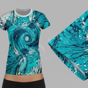 Camisetas de Yoga y Fitness con Diseño Personalizado Impreso de Alta Calidad, Transpirables, de Secado Rápido, Elásticas y Deportivas - Product Image 4