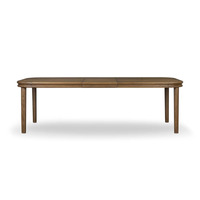 Table à manger réglable en bois massif de luxe moderne, durable et écologique, design traditionnel portable pour la maison, l'hôtel, l'appartement