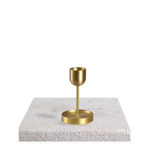 Bougeoirs en laiton pour bougies piliers, luxueux, modernes, décoratifs, centre de table, bougeoirs uniques, lot de 6, Noël, Saint-Valentin - Product Image 3