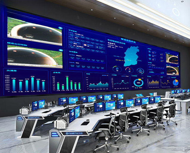 COB P0.9/P1.25/P1.56 Indoor Fine-Pitch Full-Color LED Screen for Live Broadcasts and Meeting Room Data Monitoring Displays