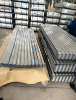 Tôle de toiture ondulée en métal galvanisé avec revêtement en zinc, conforme à la norme ASTM, épaisseur 0,12-0,13 mm, à bon prix