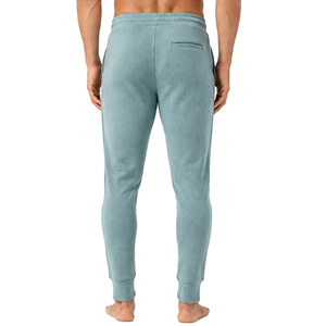 <b>Mens</b> Fashion Waffle Knit <b>Trousers</b> Slim Fit Textured Casual Pants Elastic Waist Drawstring Custom Comfortable Jogger Bottoms Pant - Product Image 5