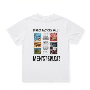Vente directe usine – T-shirts décontractés respirants à manches courtes 100 % coton sérigraphiés à col rond pour femmes et hommes – Assortiment - Product Image 3