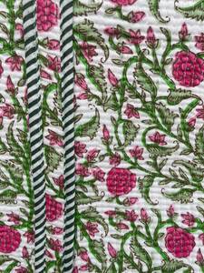 Sac fourre-tout en coton matelassé Kantha pour femme, nouvelle mode, avec fermeture éclair et ouverture facile, prêt pour la plage et le shopping - Product Image 4