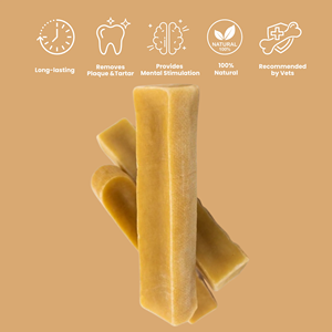 Masticables Naturales de Yak del Himalaya para Perros, Golosinas Secas Orgánicas Hechas a Mano, Snacks Saludables Sin Granos y Altos en Proteínas, Tamaño Personalizado OEM - Product Image 4