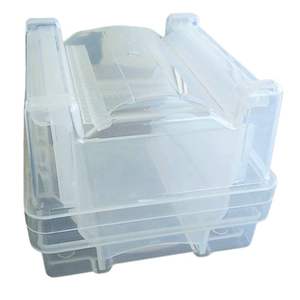 Boîte d'expédition en gaufrette 4 "transparente - Product Image 3