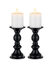 Ensemble de bougeoirs en métal faits à la main de haute qualité nouveauté décor à la maison ornement forte demande approvisionnement en gros de noël - Product Image 1