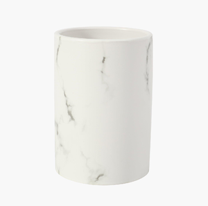 Porte-cuillères et couverts rond en marbre naturel pour la décoration du comptoir de cuisine - Product Image 5