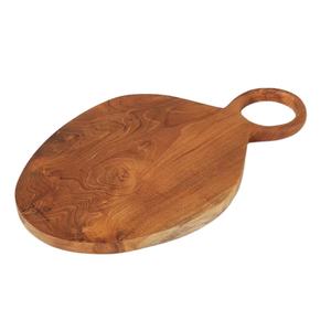 Planche à découper en bois de forme ronde de qualité supérieure pour servir la pizza, idéale pour hacher et couper, provenant d'un exportateur indien - Product Image 1
