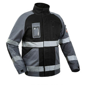 Perfectionists CE Certified <b>High</b> <b>Visibility</b> Breathable Rip-Stop Polyester Zippered Reflective <b>Softshell</b> Unisex Work <b>Jacket</b> - Product Image 1