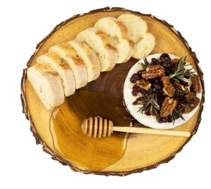 Plateau de service en bois pur parfait pour la cuisine Table à manger Hôtel Restaurant Plateau de service de collations en bois naturel fabriqué à la main - Product Image 1