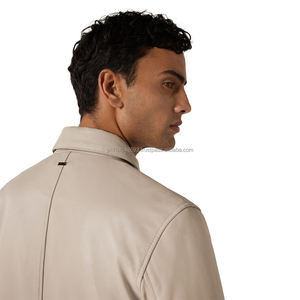 Chaqueta ligera de gamuza de vaca para hombre con nuevo precio de ropa de calle con cremallera - Product Image 6