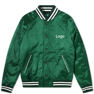 Chaquetas Varsity Personalizadas de Satén de la Mejor Calidad, Nuevas para 2025, Chaqueta de Satén para Hombre en Material Poliéster - Product Image 5