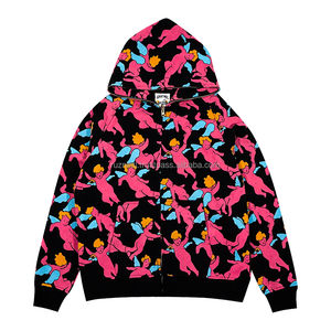 Sweat à capuche unisexe épais brodé, doublure polaire douce, écologique et respirant pour activités hivernales en extérieur, chaud au quotidien - Product Image 2