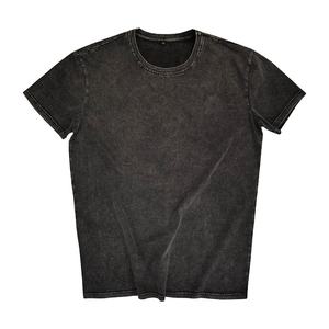 Camisetas Personalizadas con Estampado DTG, Lavado Ácido, Estilo Urbano para Hombre, Algodón French Terry Grueso, Dobladillo sin Rematar, 300 Gramos, Lavado con Spray, Modelo 2026 - Product Image 1