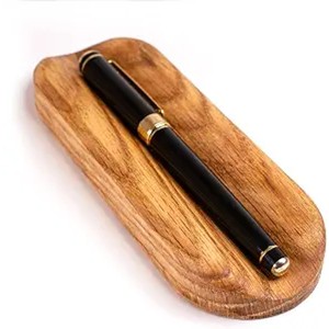 Oak Wood wooden <b>bookends</b> and desk organizers OEM Custom Wholesale | Aqdus Saleem India - Product Image 1