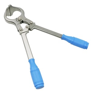 Pince de Castration Sans Sang en Acier Inoxydable 18 mm pour Bétail, Porcs, Bovins, Ovins – Outil Vétérinaire, Forceps de Castration, Équipement d'Élevage - Product Image 1