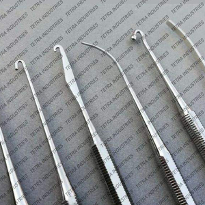 Best Selling 6 PCS Varady Phlebectomy Extractors Skin <b>Hooks</b> Set German Stainless Steel <b>Plastic</b> Surgery Reusable Instruments - Product Image 5