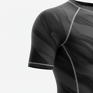 T-shirt de protection premium pour hommes, femmes et enfants, MMA, BJJ, Jiu-Jitsu, entraînement sans kimono, personnalisé, sublimé, durable, compression, vente en gros - Product Image 5