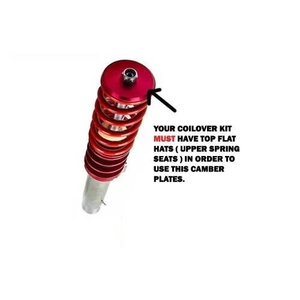 1 Par de Placas de Camber para Suspensión Coilover para <span class=keywords><strong>Evo</strong></span> 4, 5, 6, Disponibles Solo en Color Plata. - Product Image 4