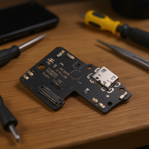 Placa conectora de carga Xiaomi Redmi S2 con puerto Micro USB y cable flexible para pieza de repuesto de placa base de teléfono móvil - Product Image 3