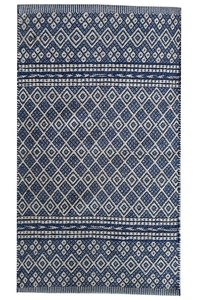 Juego de alfombras de algodón de corredor abstracto de Jacquard indio, tejido plano, cocina, sala de estar, espacio de oración, puerta de baño, para uso doméstico - Product Image 4