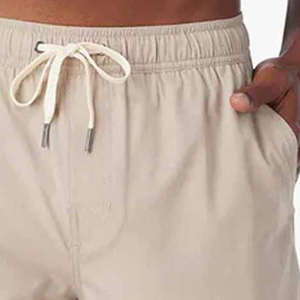 Pantalones Cortos Casuales para Hombre con Cintura Elástica Cómoda y Flexible, Estilo Urbano Moderno de Verano, Tejido Ecológico de Lana Peinada - Product Image 2