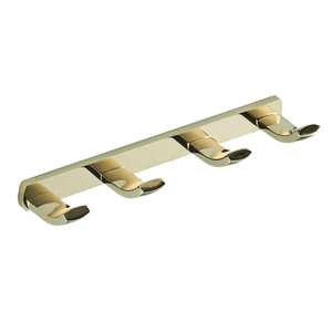 Gancho de latón para llaves con grabados intrincados de diseño de caballo y diseño de rieles perfectos - Product Image 3